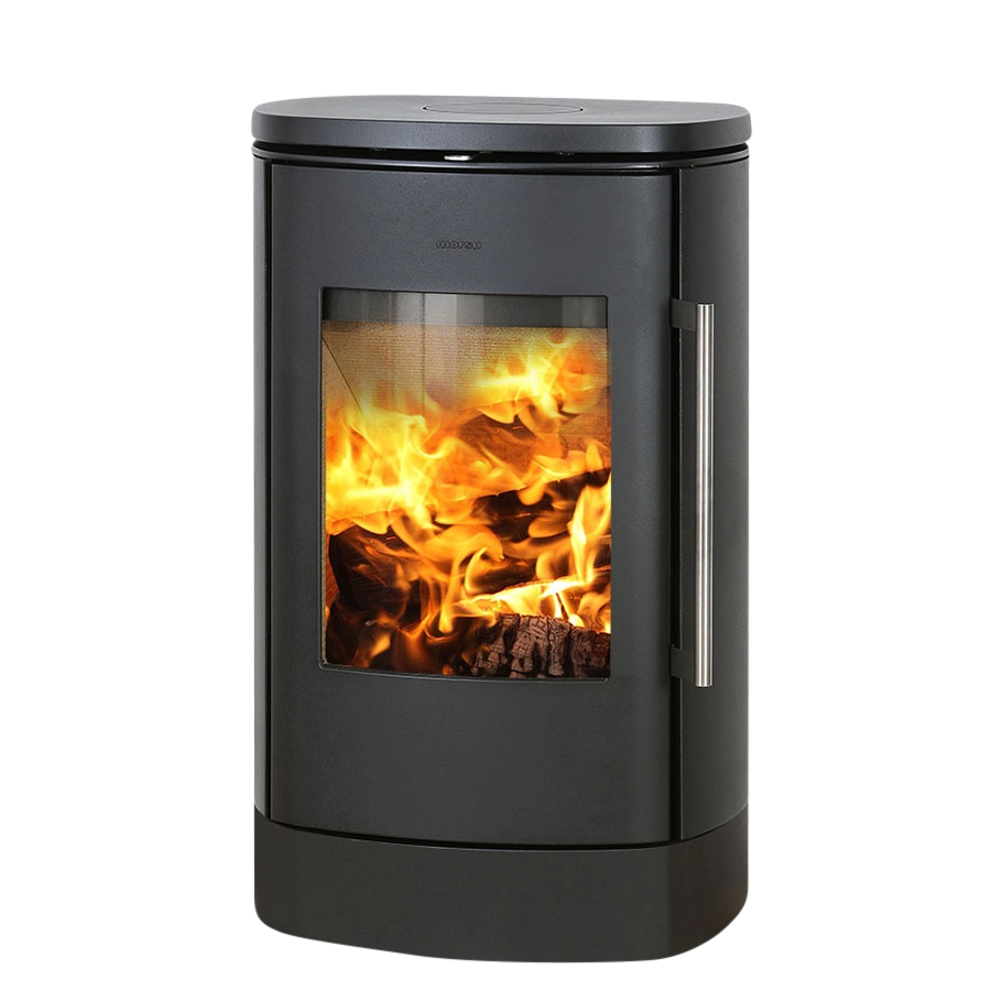 Morsø 8840 vedeldad kamin med låg bas