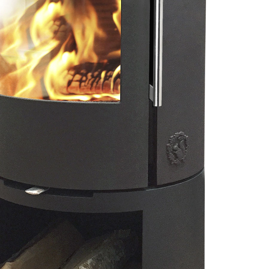 Morsø 7393 brændeovn med høj brændemagasin