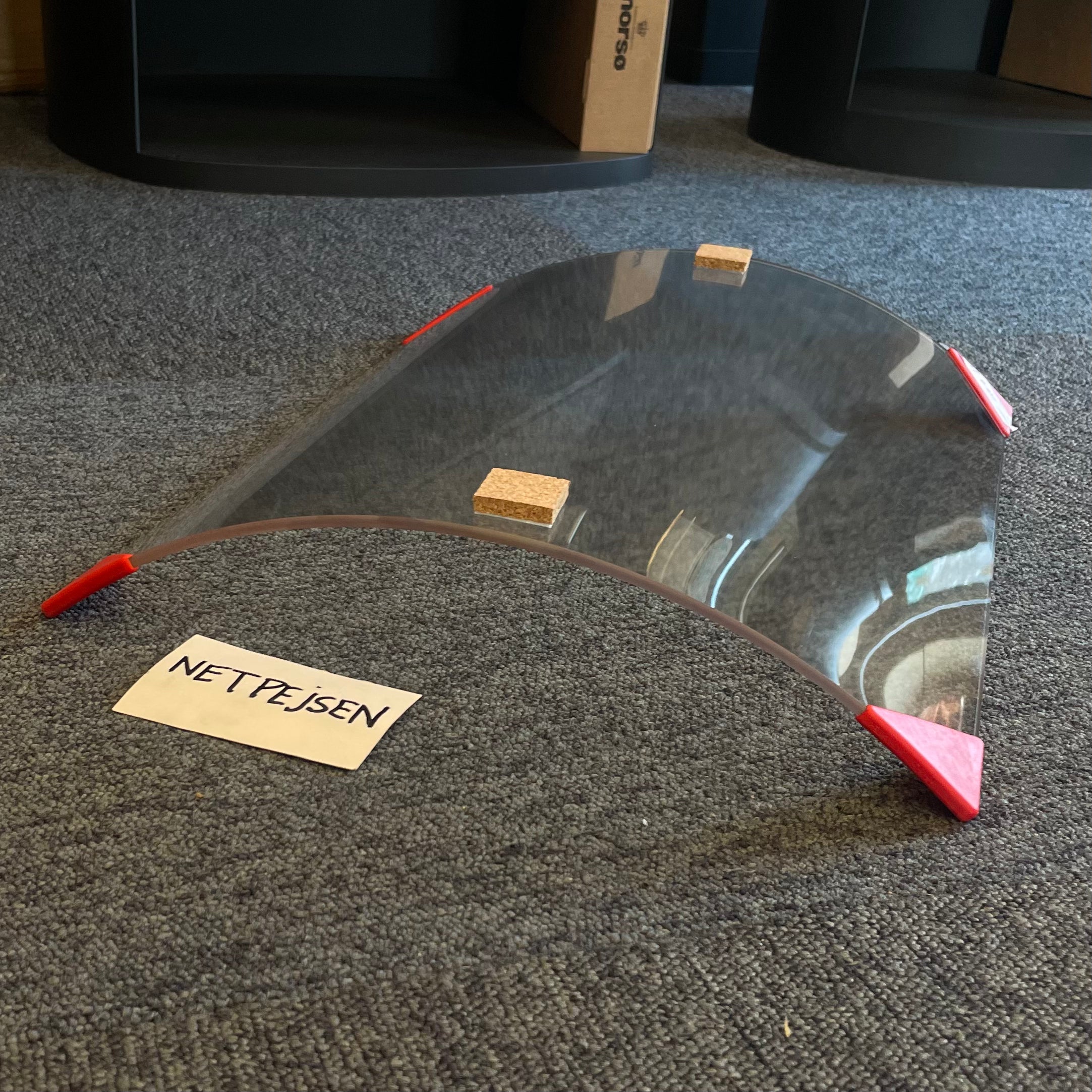 Glas för Varde Aura 1, 11, 12, Lyon, Nice (böjd)