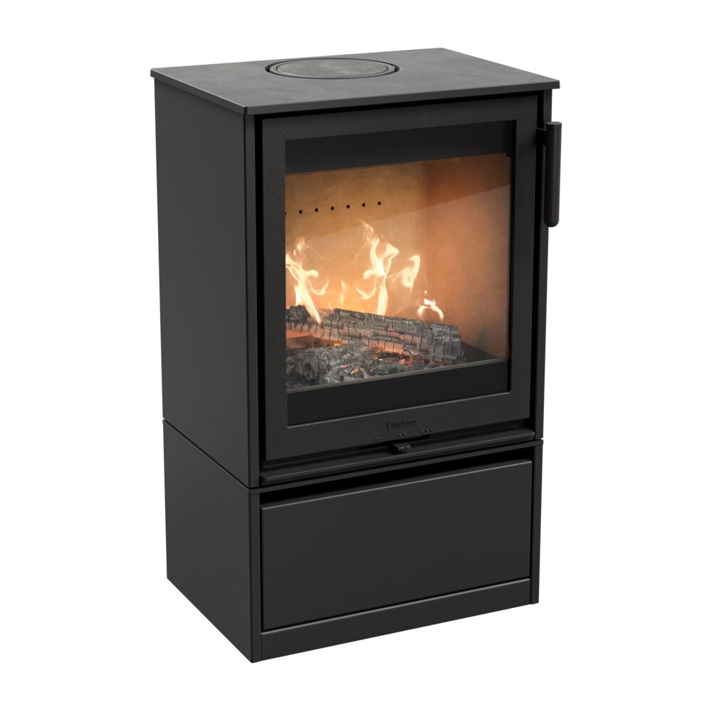 Contura 210 Classic vedeldad kamin med klassiska ben