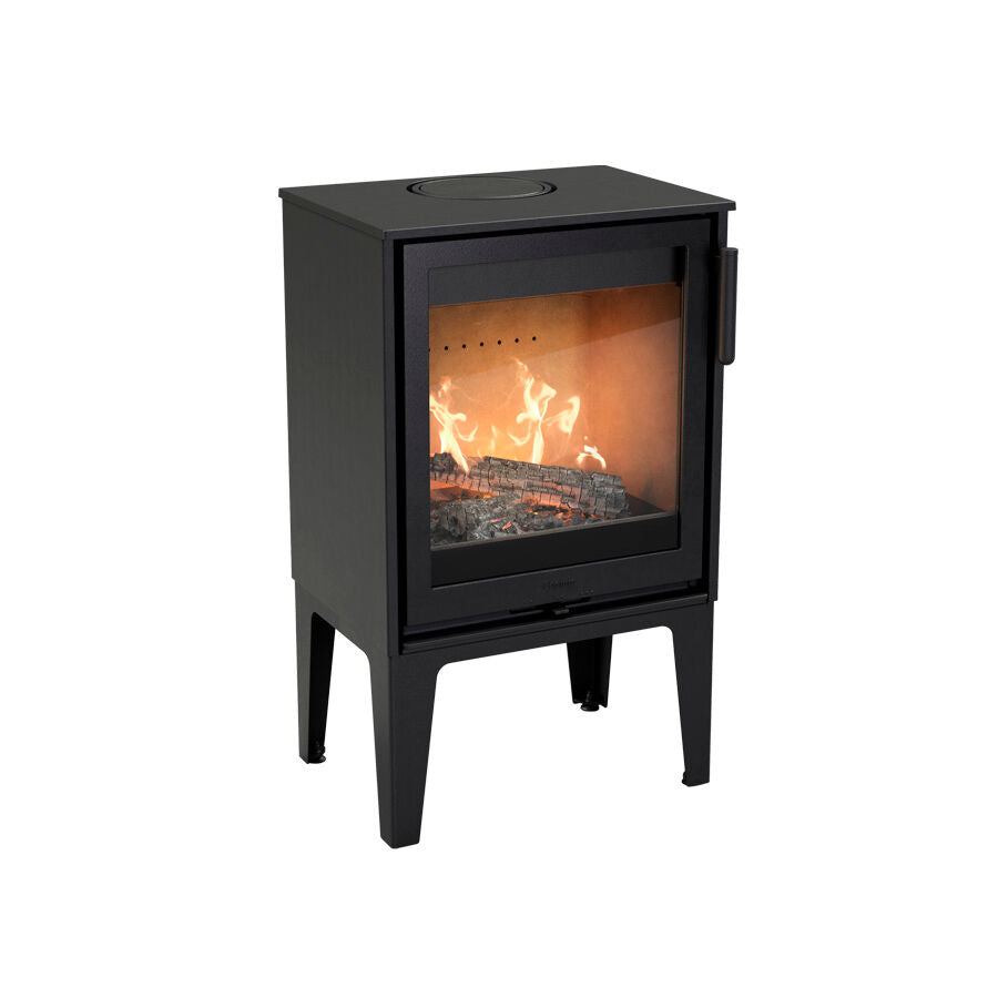 Contura 210 Classic vedeldad kamin med klassiska ben