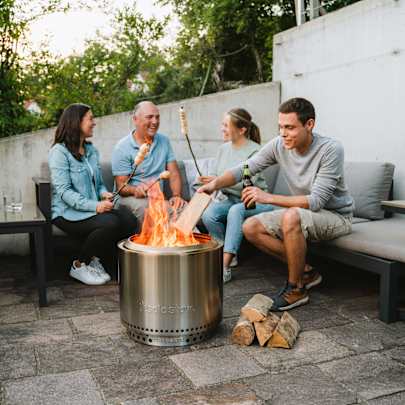 Solo Stove Bonfire 2.0 + Stativ, Gunmetalfärg