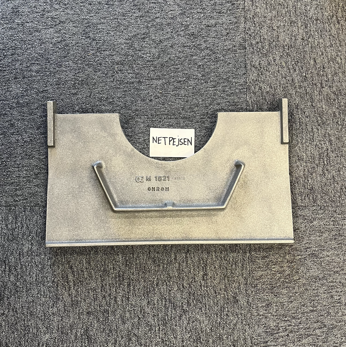 En Røgvenderplade til Morsø 2140 DS Gl. Model