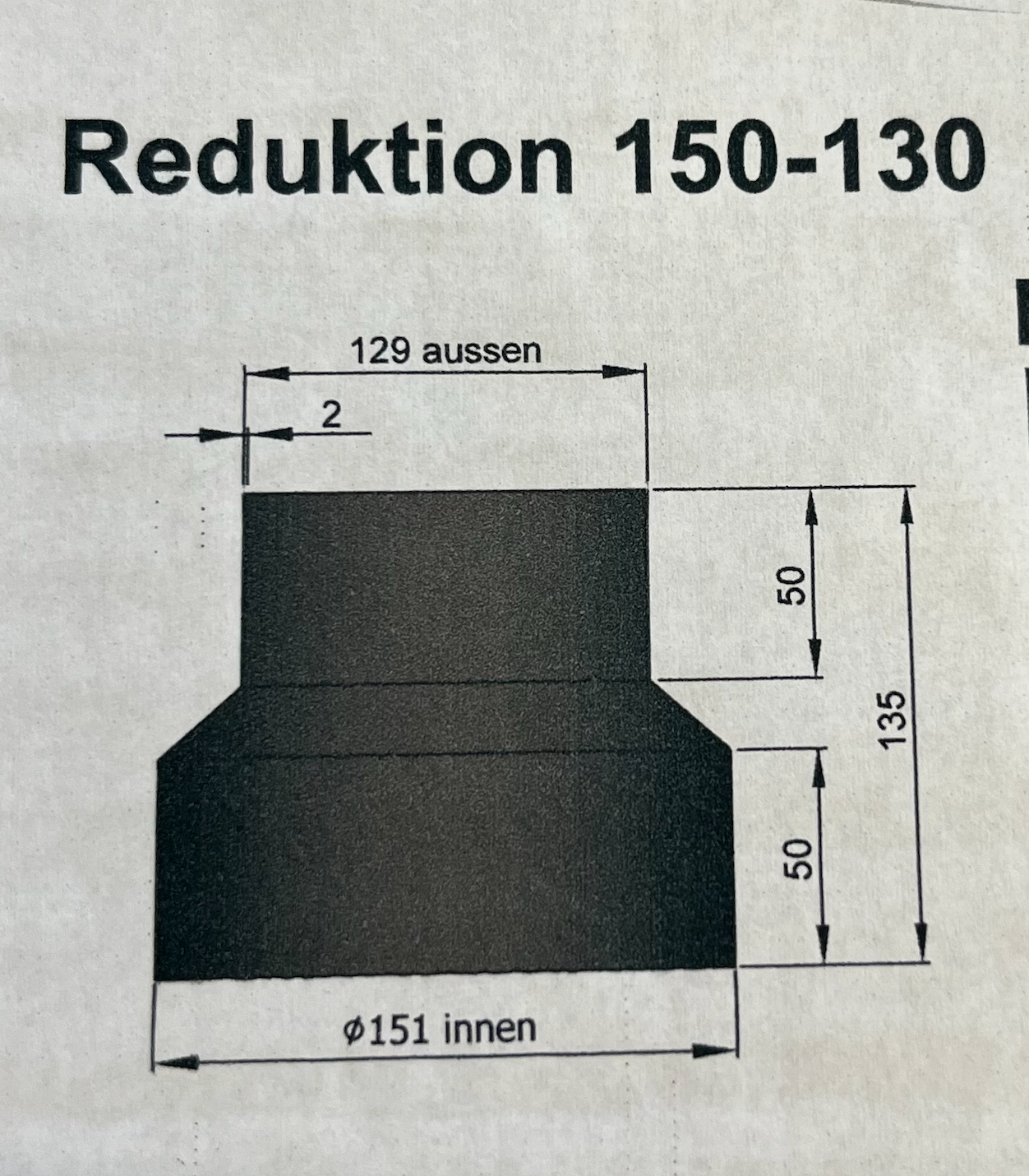 Reduktion Røgrør