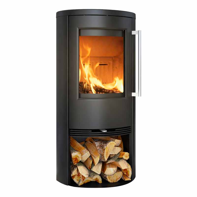 TermaTech TT21R Vedeldad kamin Svart