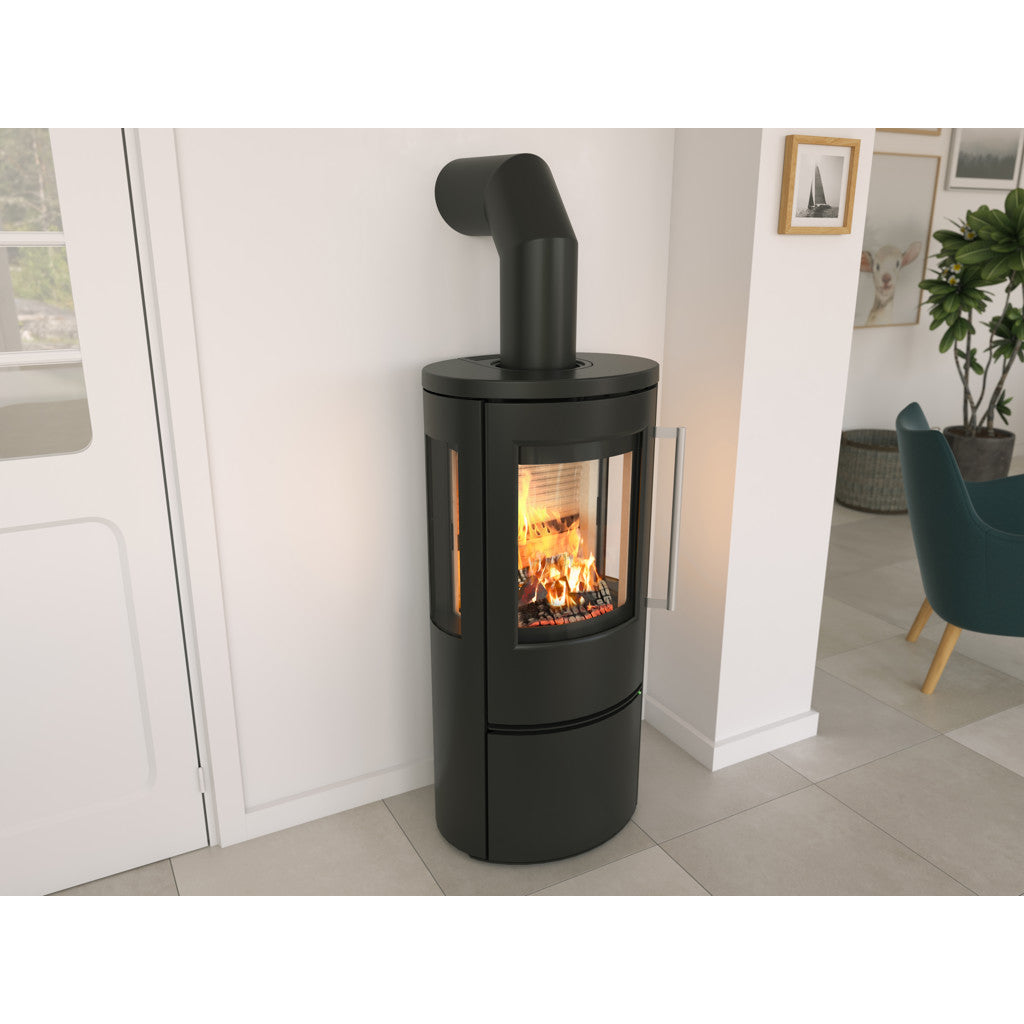 TermaTech TT23RG A-Flame, runda sidor med glas