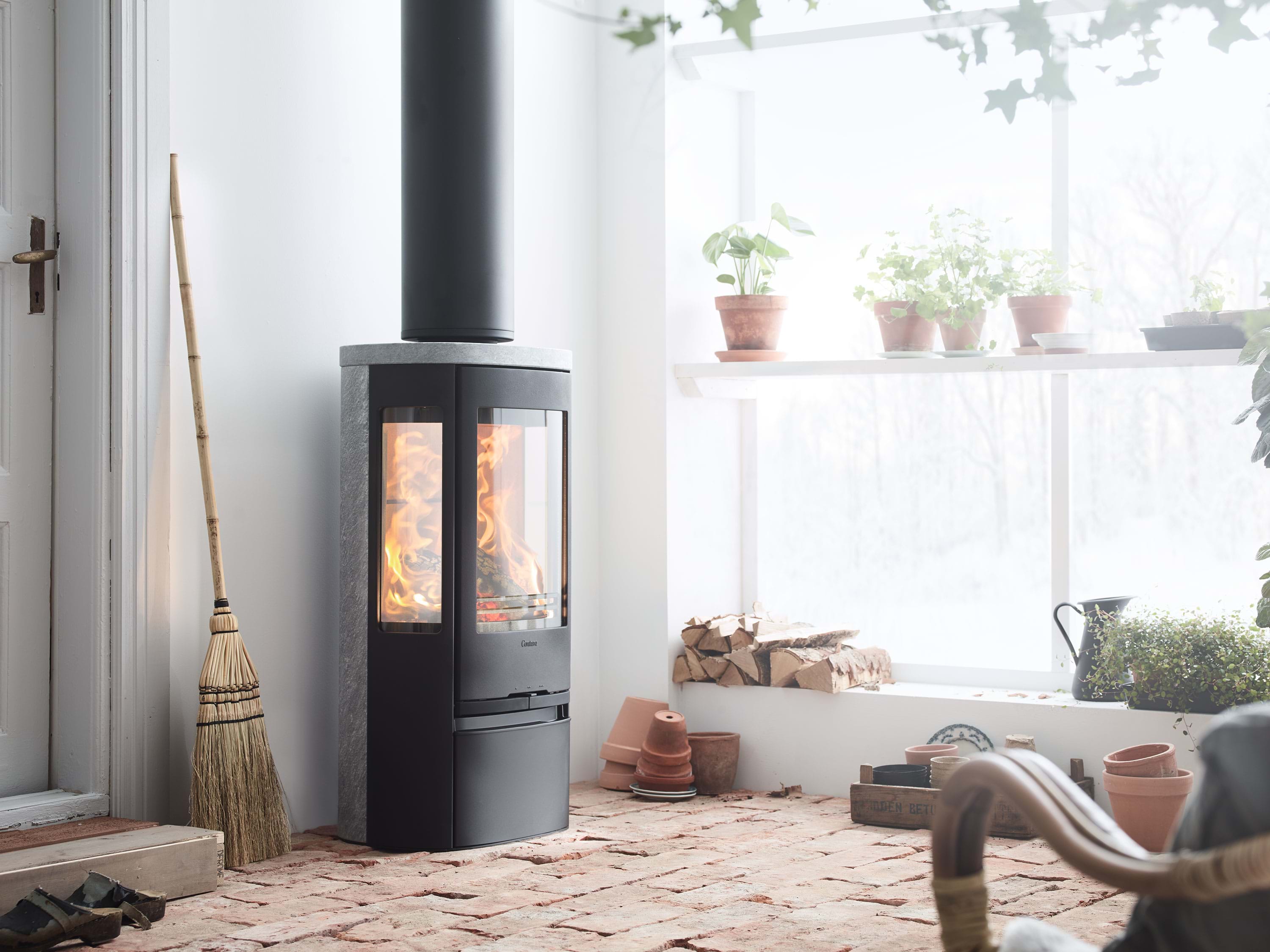 Contura 856T-stil täljstenskamin