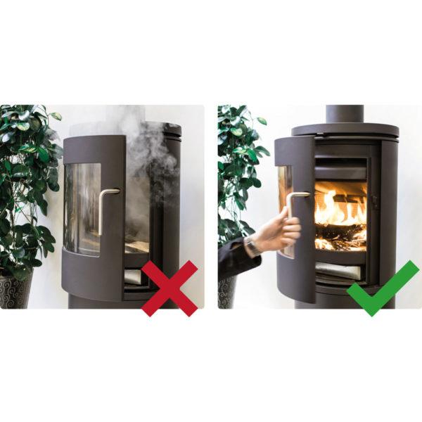 Draftbooster Røgsuger i Sort