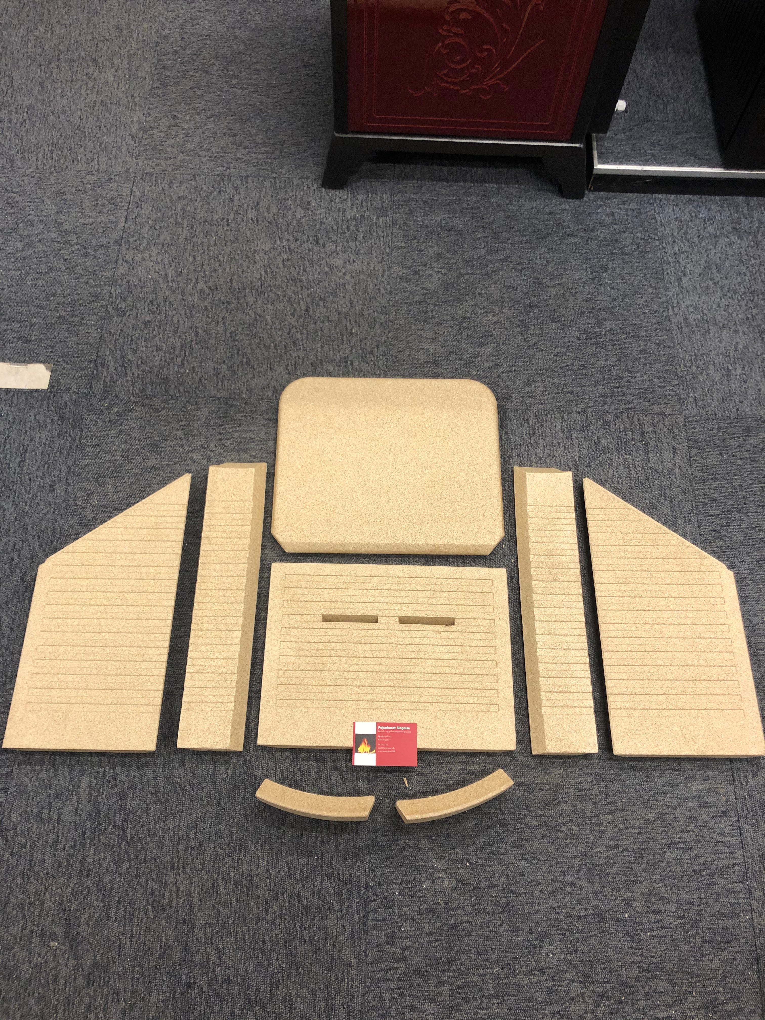 skamolsæt termatech brændeovne komplet indmad