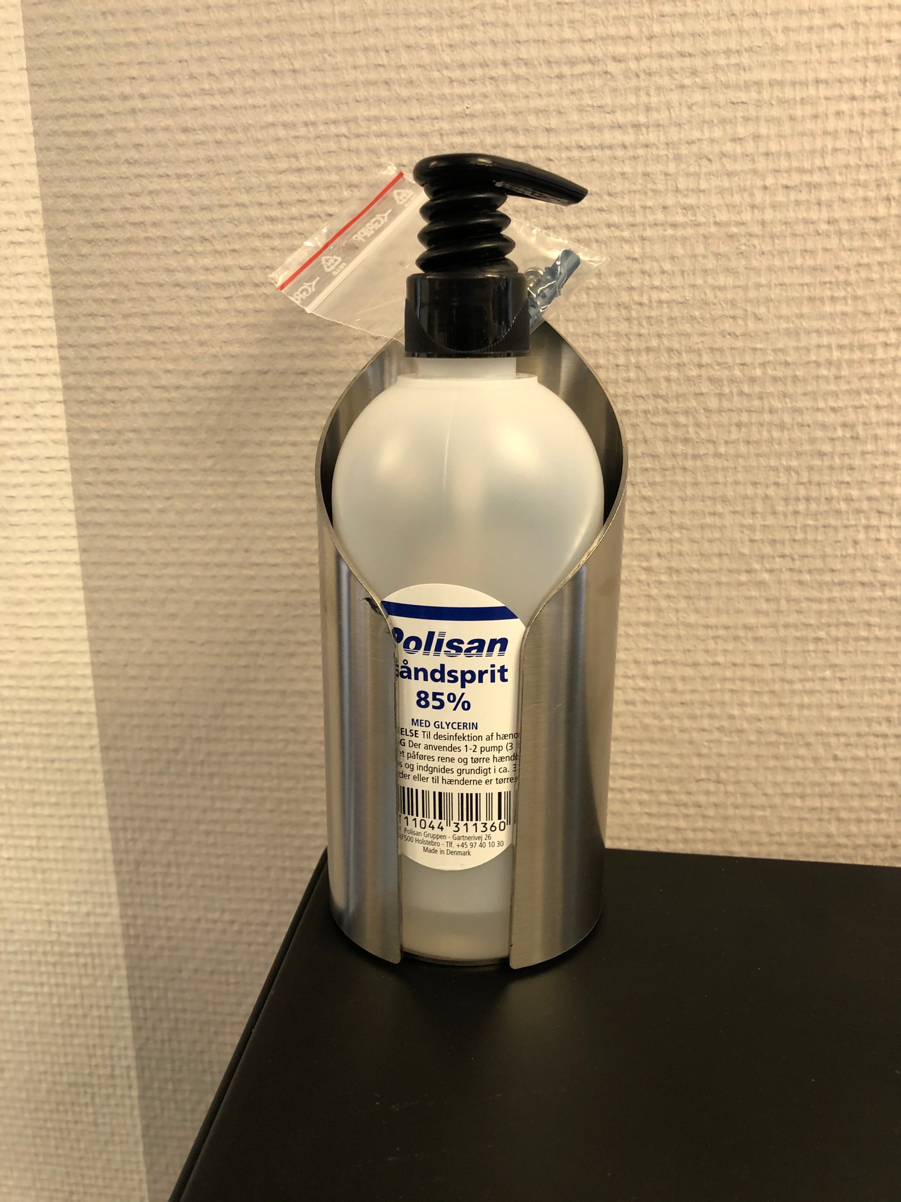 Hållare för handsprit