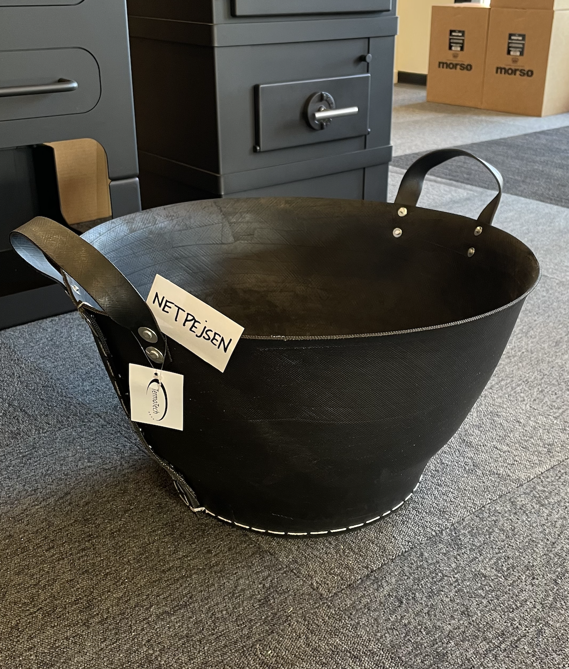 sort brændekurv fra termatech