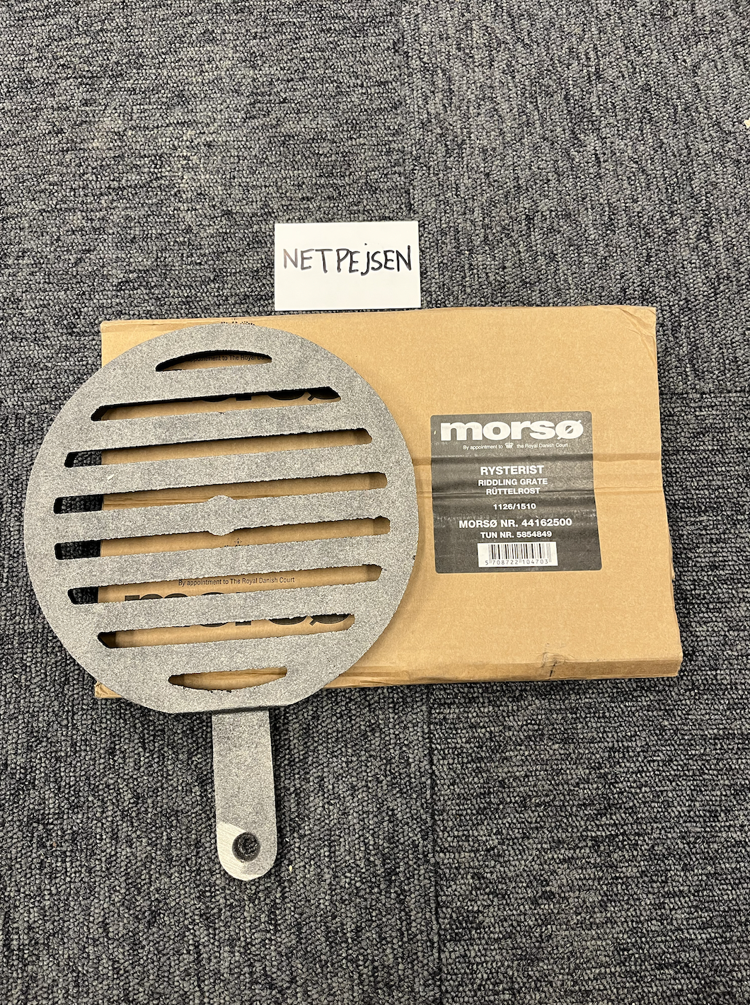 Rysterist til Morsø brændeovnene 1126, 1500, 1610