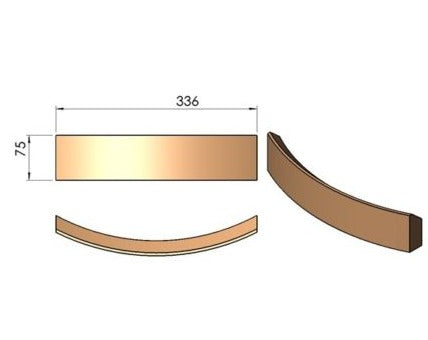 Front buet skamol til TermaTech TT2, TT3
