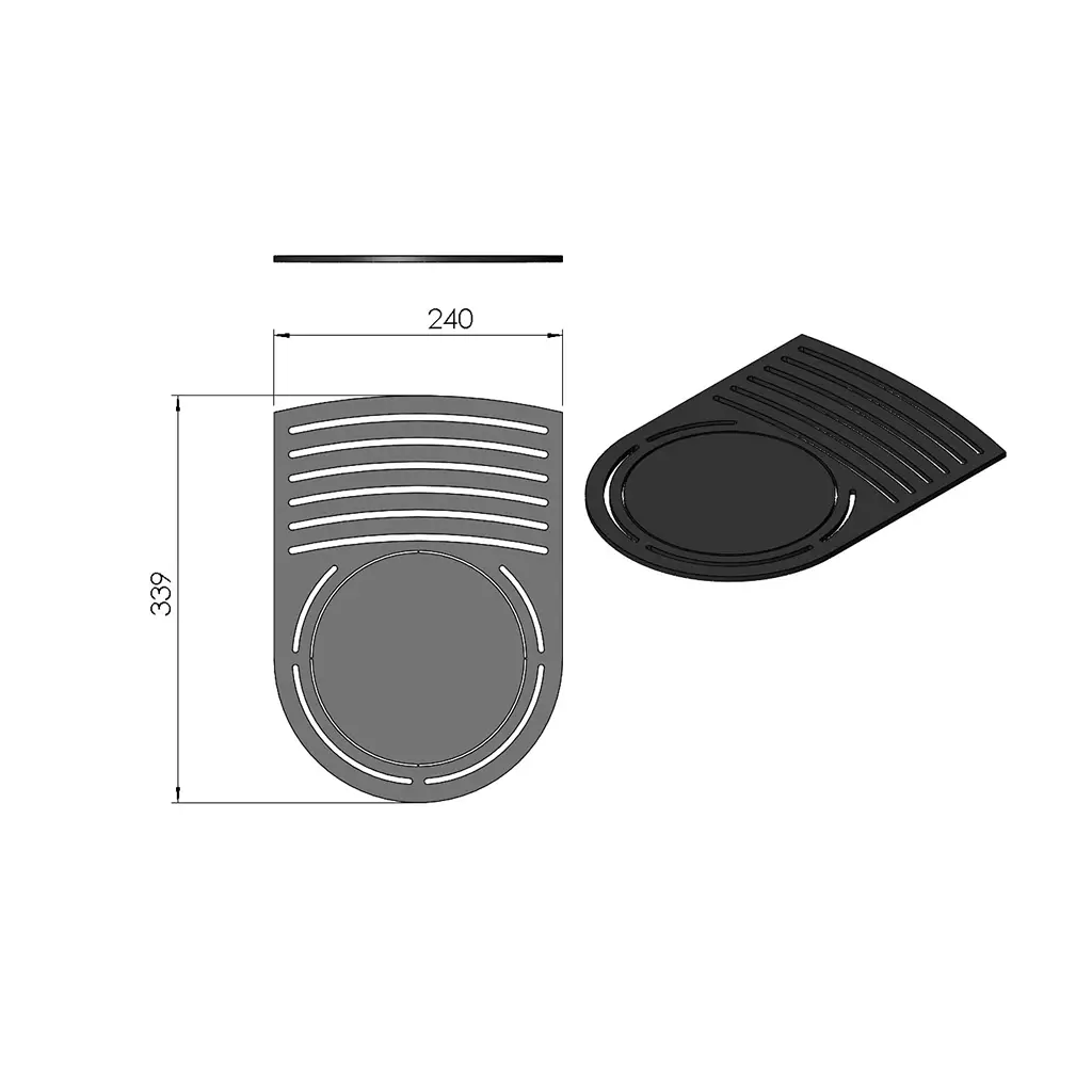 TermaTech TT22 - toprist stål, mørk grå