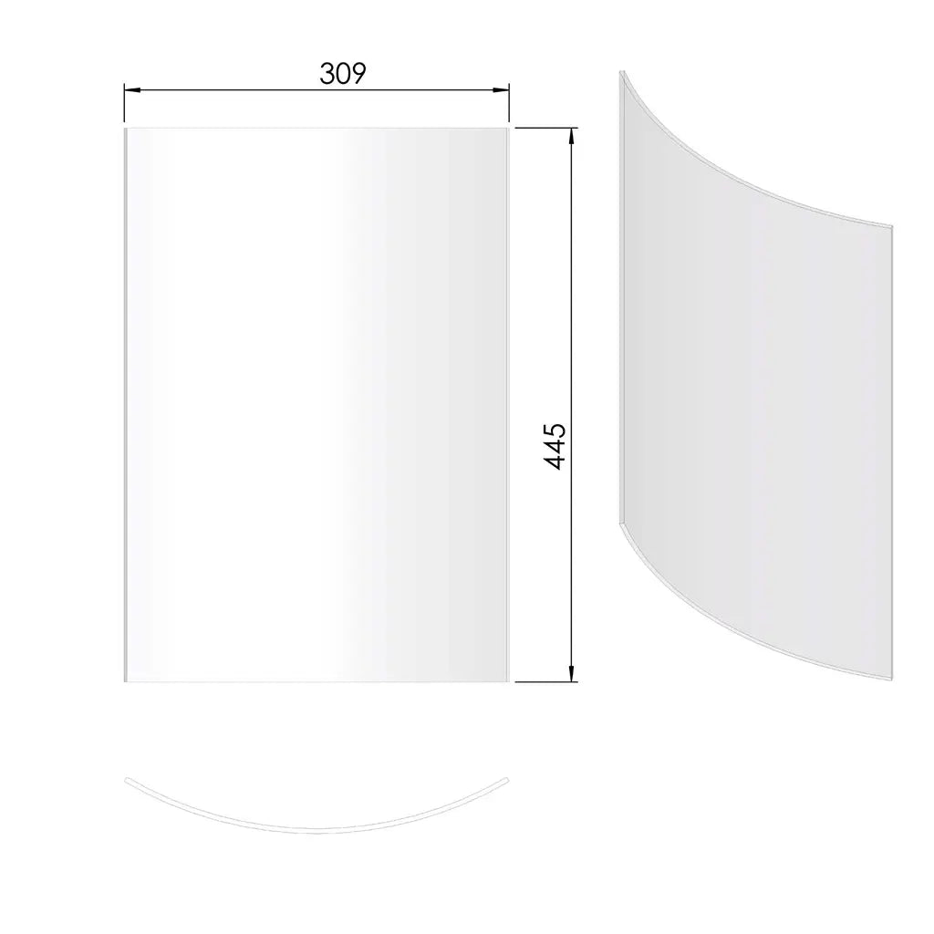 Lågeglas til TermaTech TT20, 21 ,23