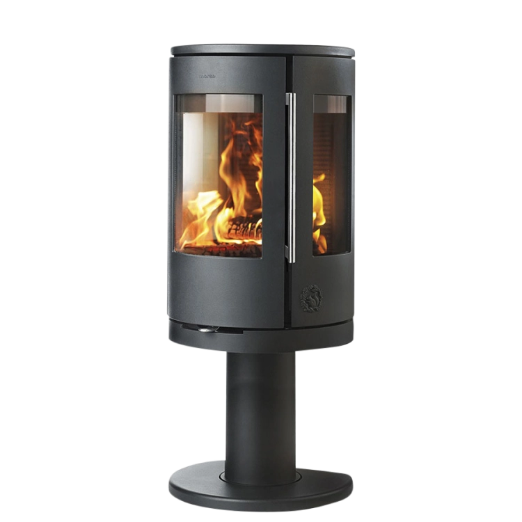 Morsø 7449 vedeldad kamin på hög piedestal