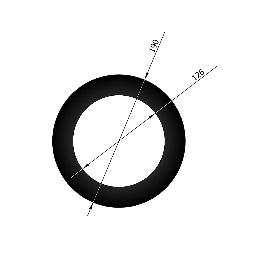 Rosett Ø120 mm, 32 mm kant