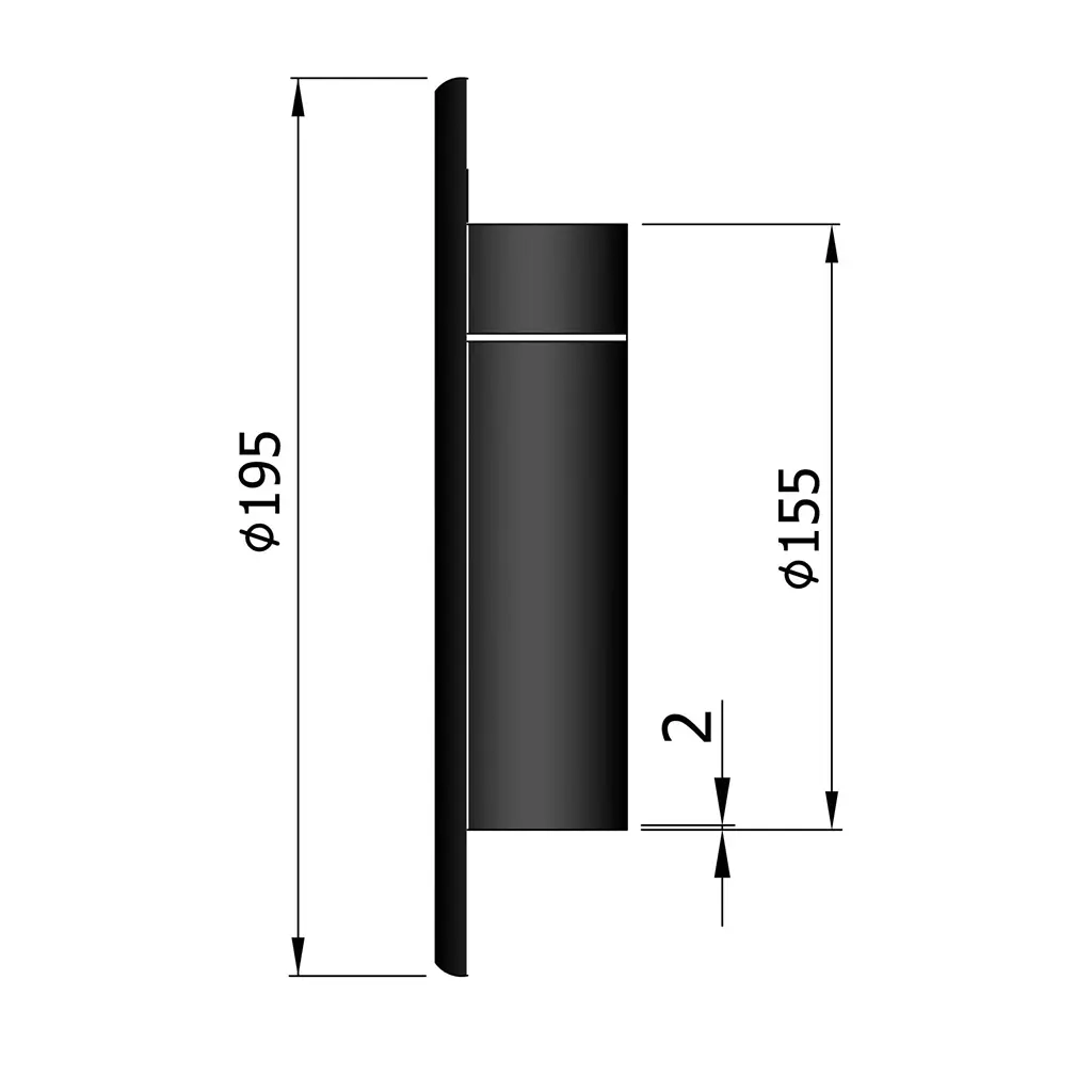 Blindlock Ø150 - ThermaTech