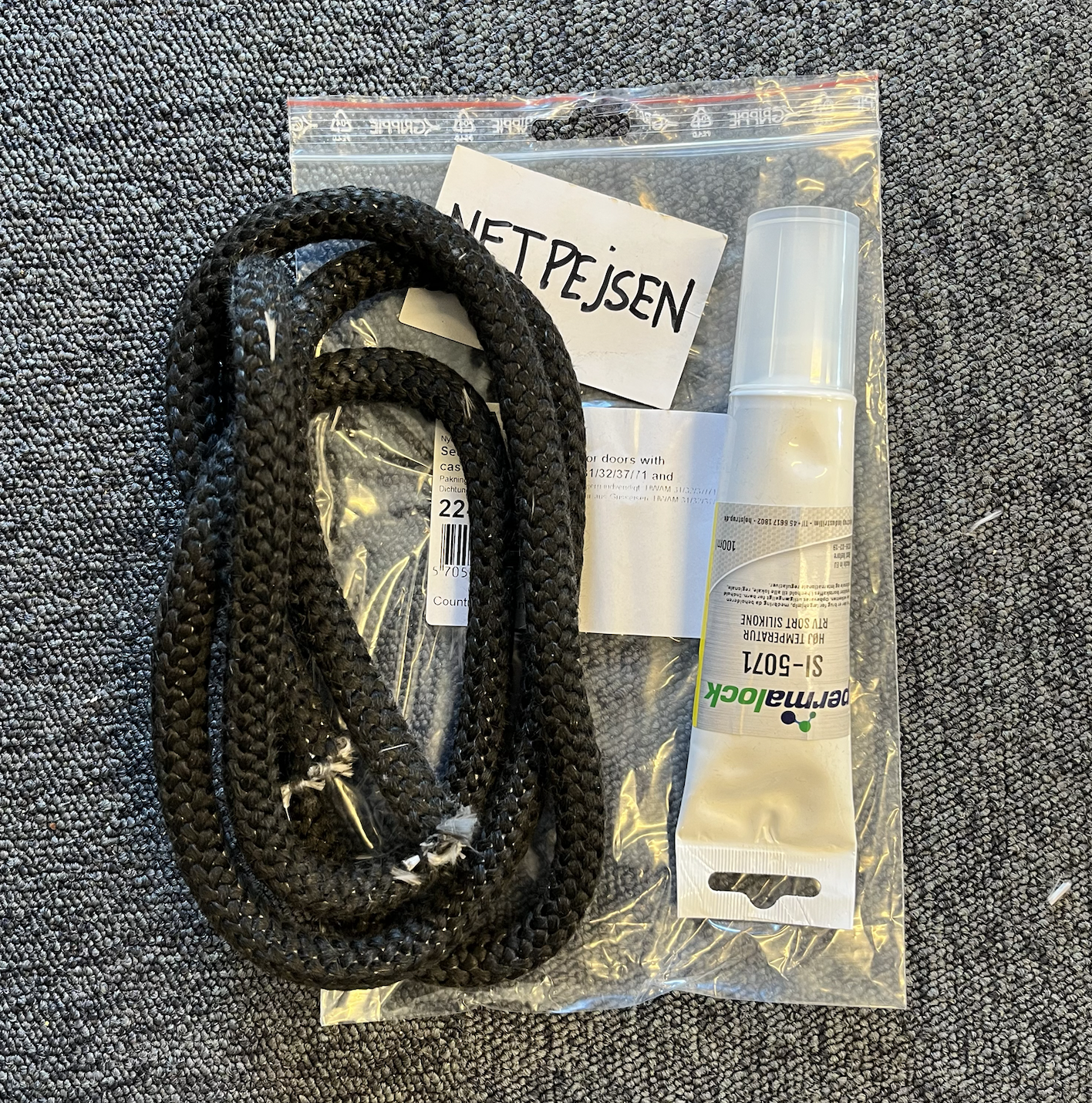 Pakning til låge HWAM 3100, 3200, 3400, 3500, 3600, 7100