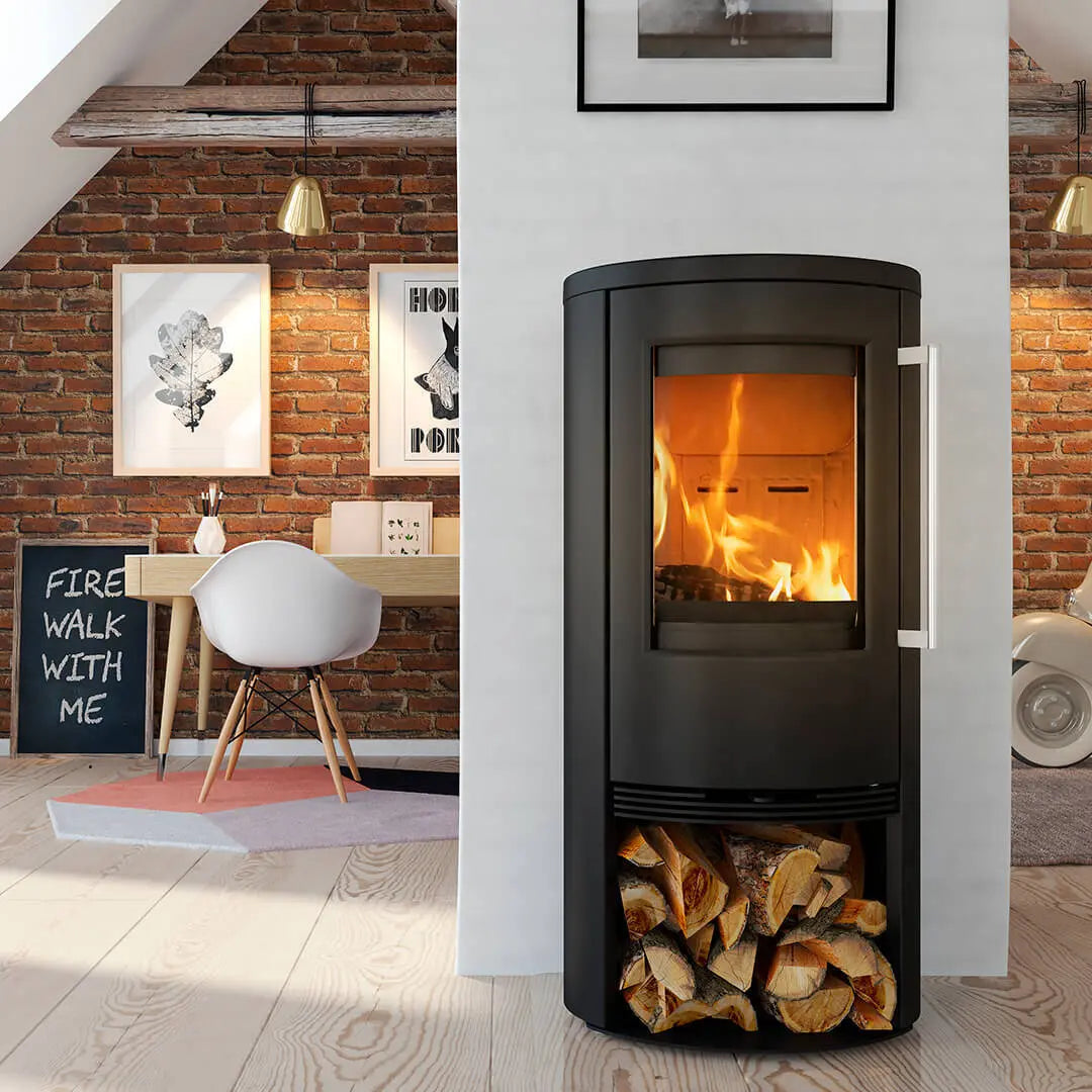 TermaTech TT21R Brændeovn Sort