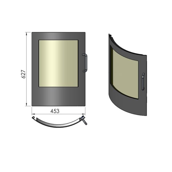Ugnslucka för TermaTech TT10