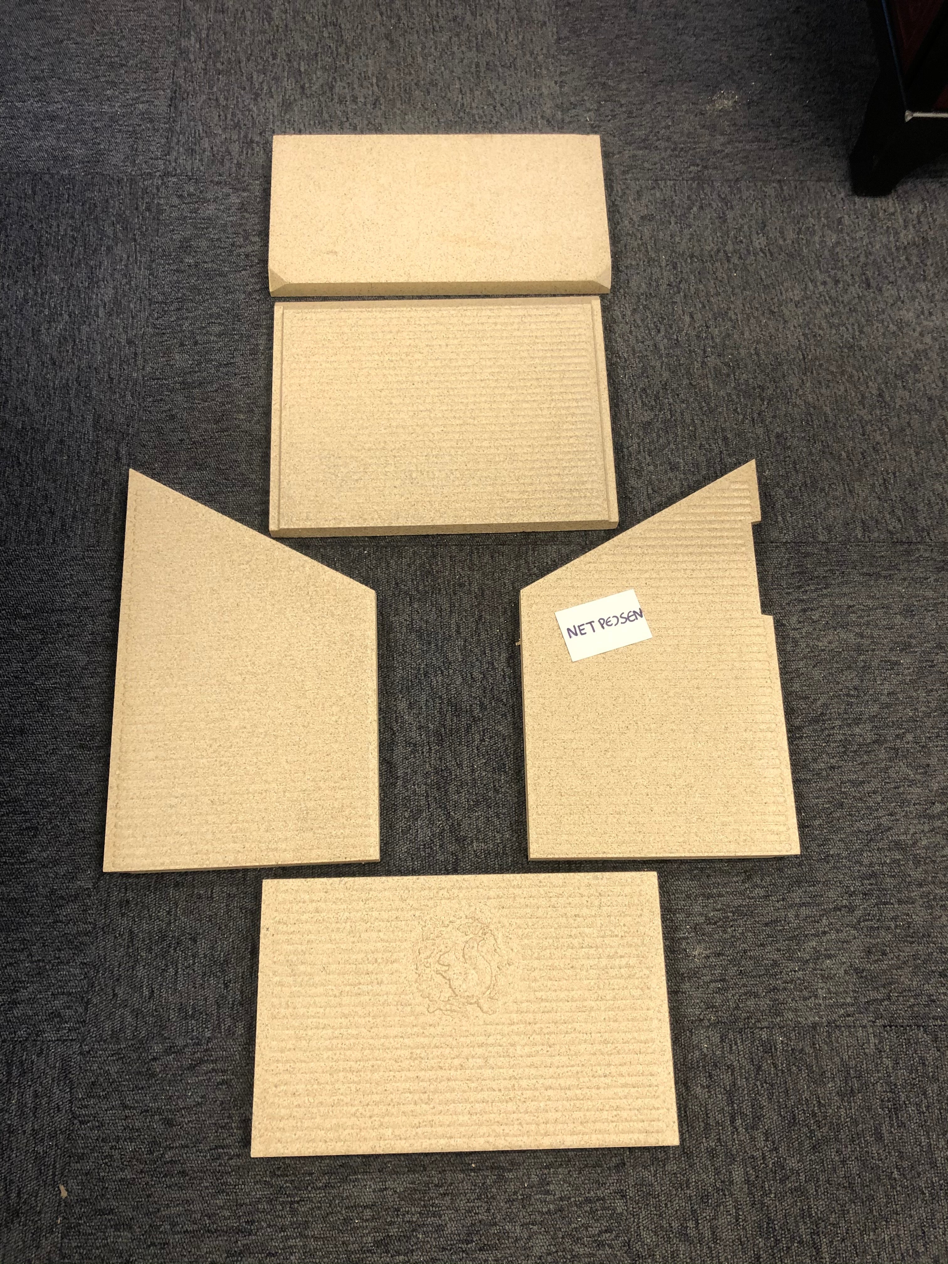 Skamol set för Morsø 8100/8800 utan sidoglas