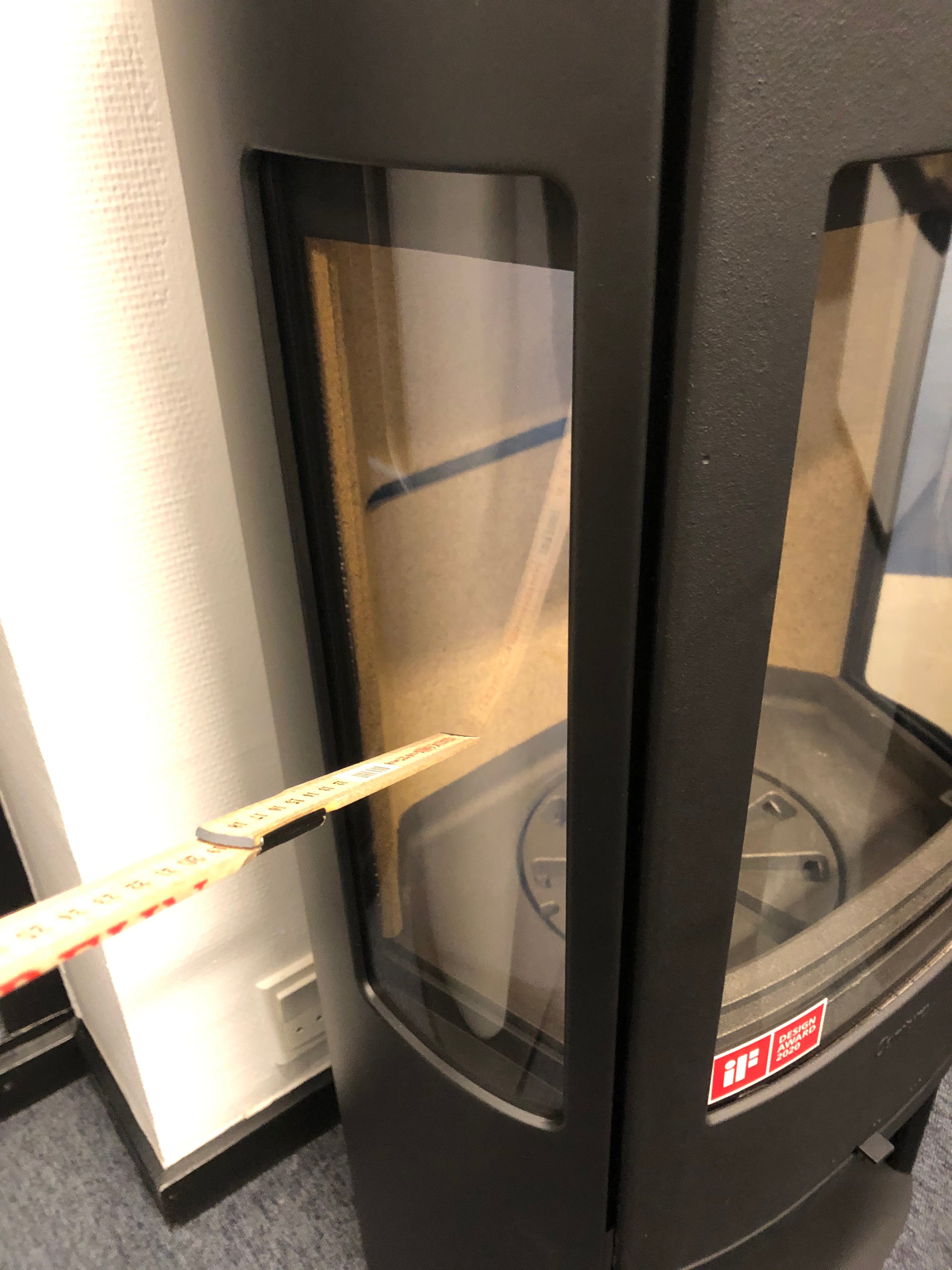 Ytterglas för Contura 800 Style